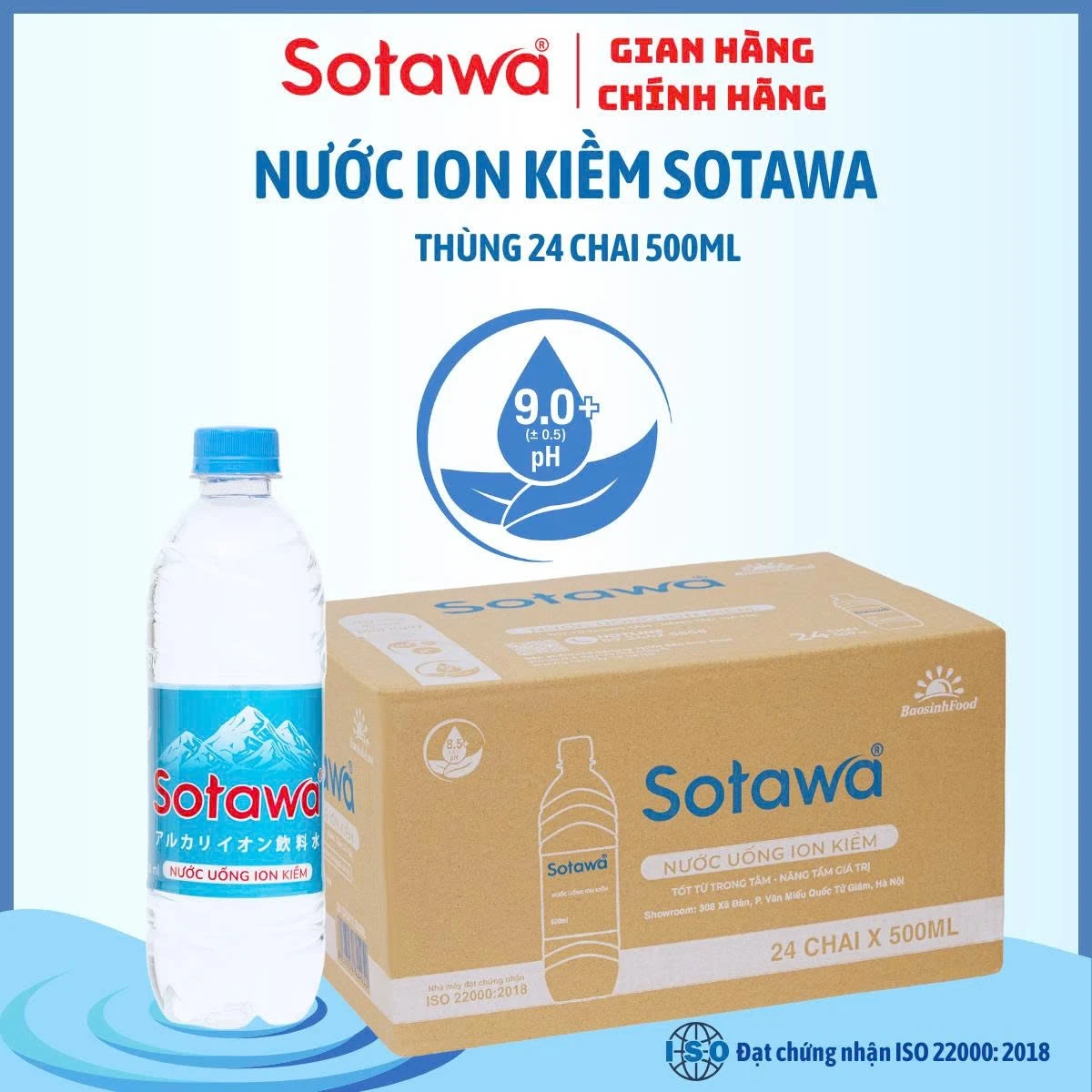 Sotawa Thùng 24 chai 500ml